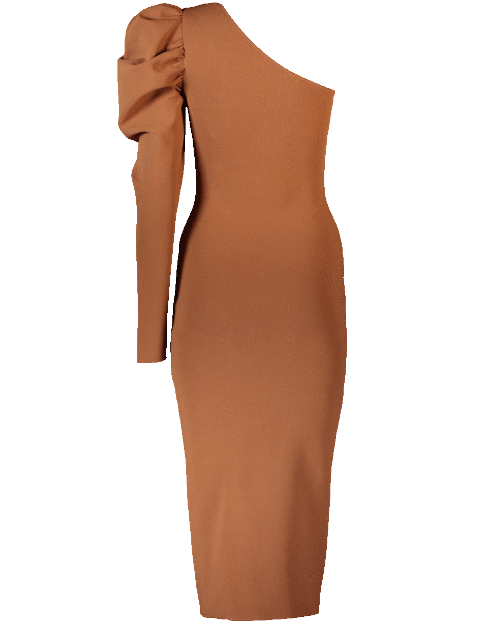 STELLA MCCARTNEY-One Sleeve Midi Dress-