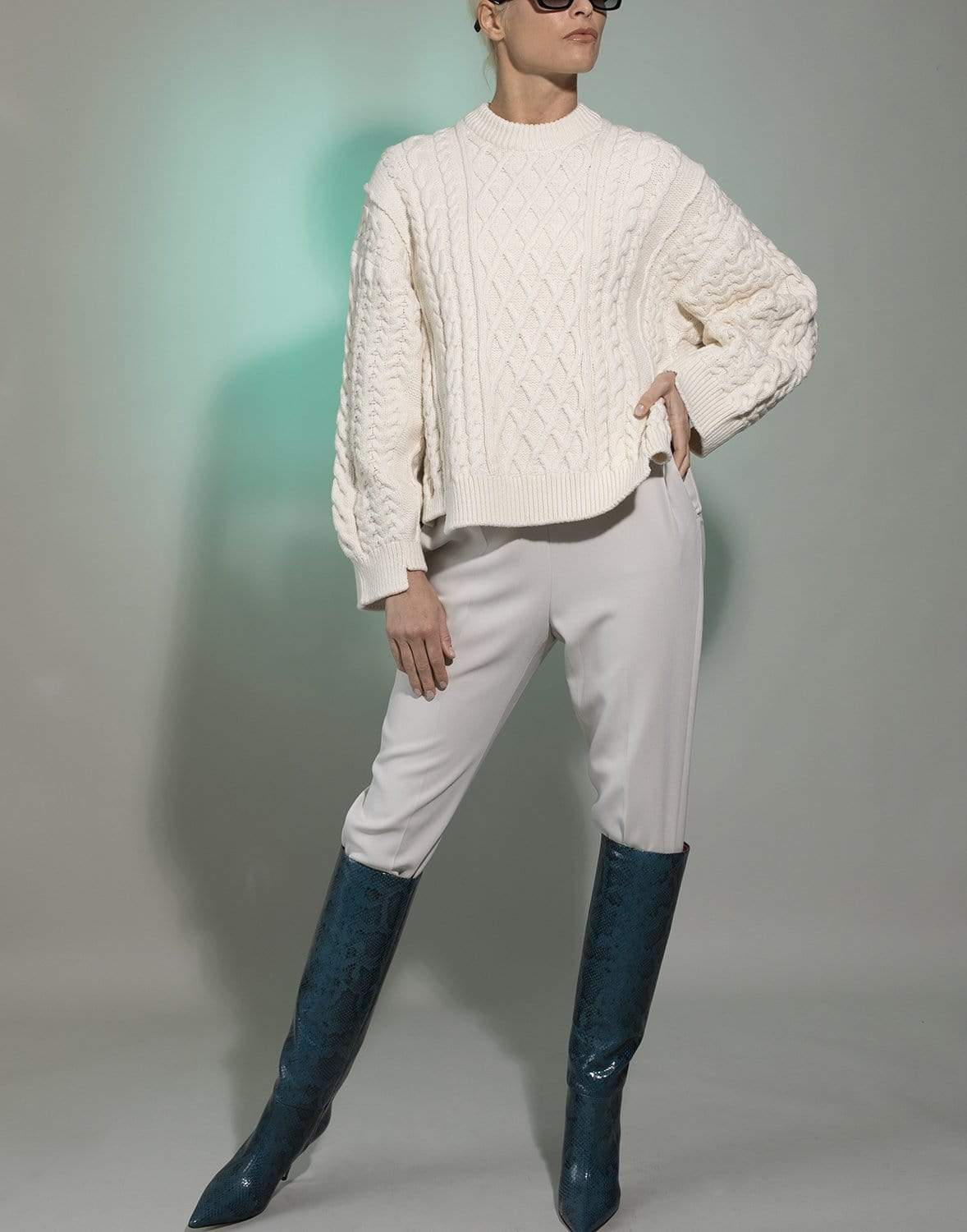 Light Grey Julia Trousers CLOTHINGPANTCASUAL STELLA MCCARTNEY   