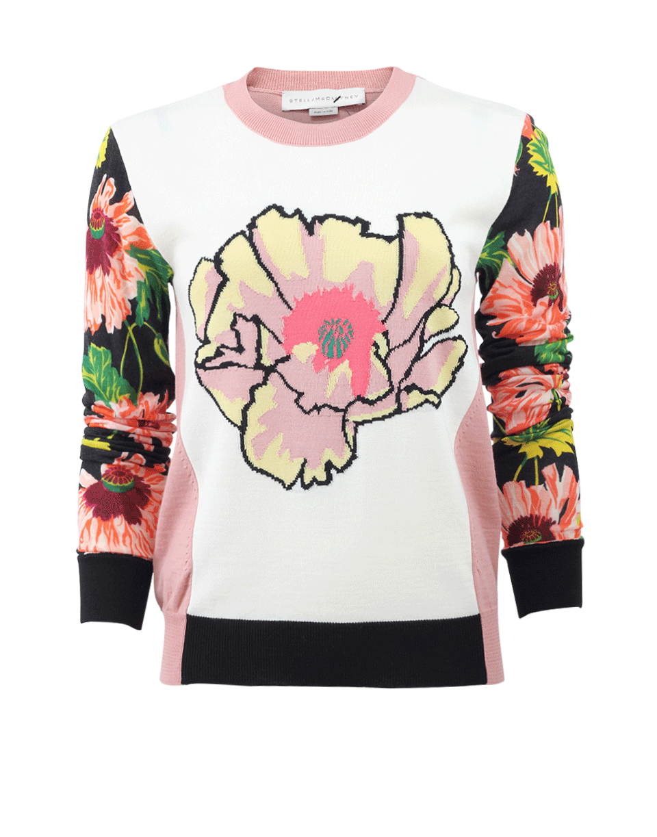 Magnolia Print Sweater CLOTHINGPANTMISC STELLA MCCARTNEY   