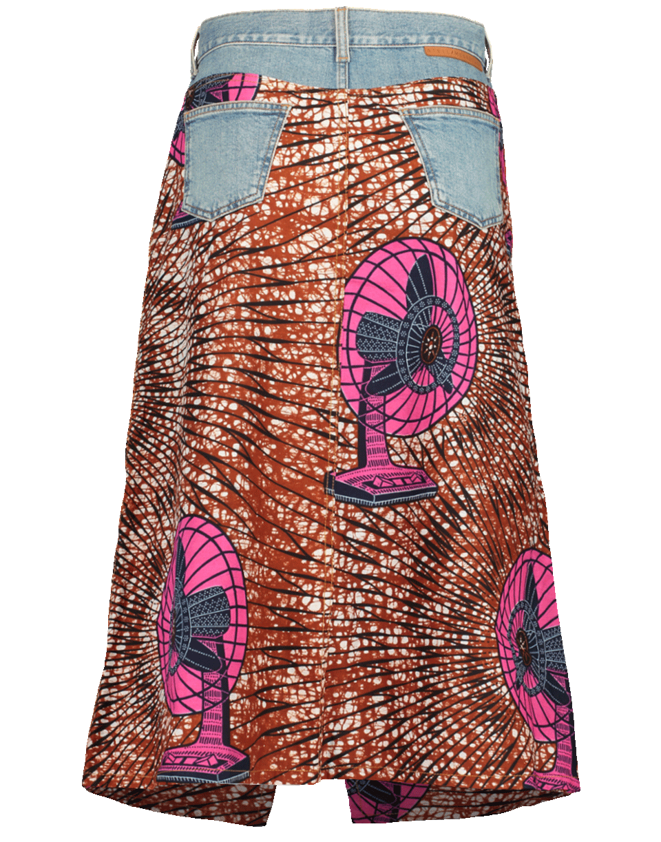 STELLA MCCARTNEY-Avery Fan Print Skirt-