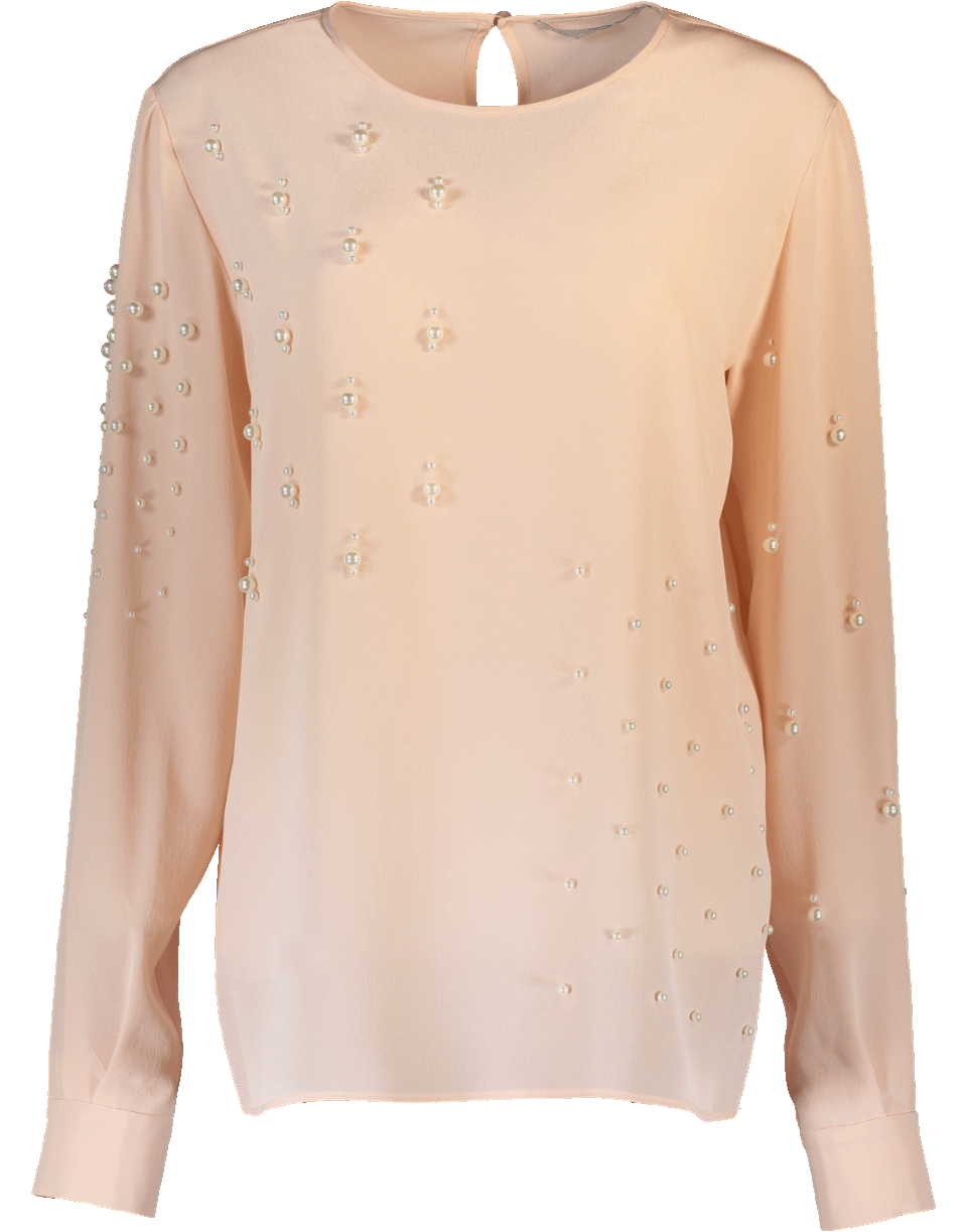 STELLA MCCARTNEY-Pearl Embroidered Blouse-