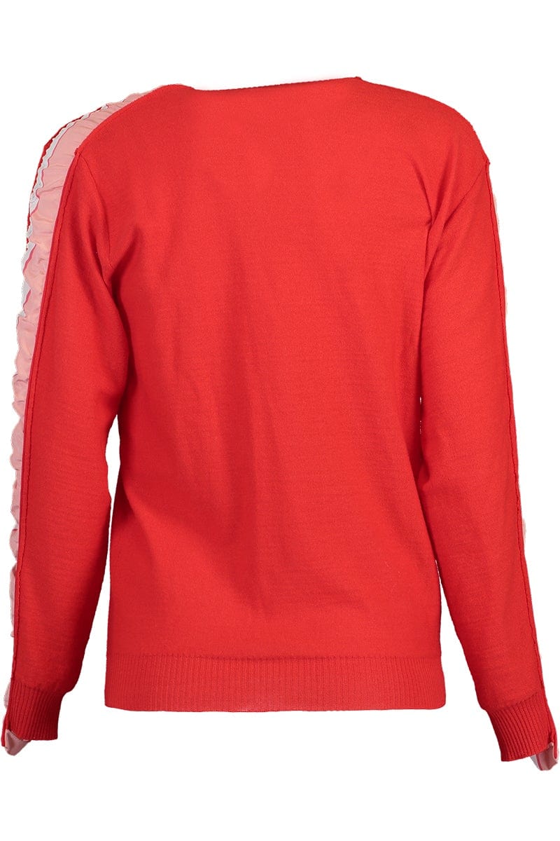 STELLA MCCARTNEY-Monogrammed Sweater-RED