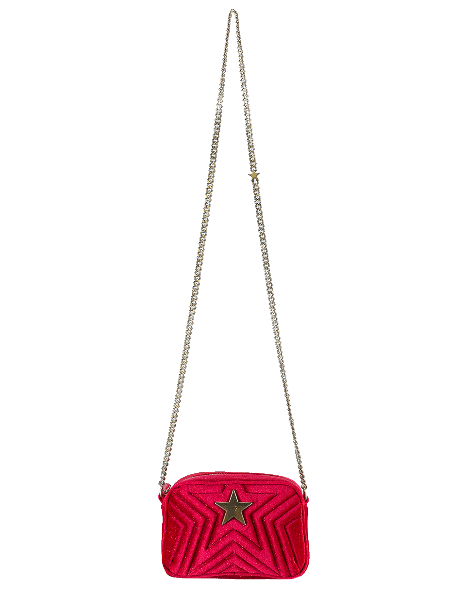 STELLA MCCARTNEY-Stella Star Mini Shoulder Bag-FUXIA