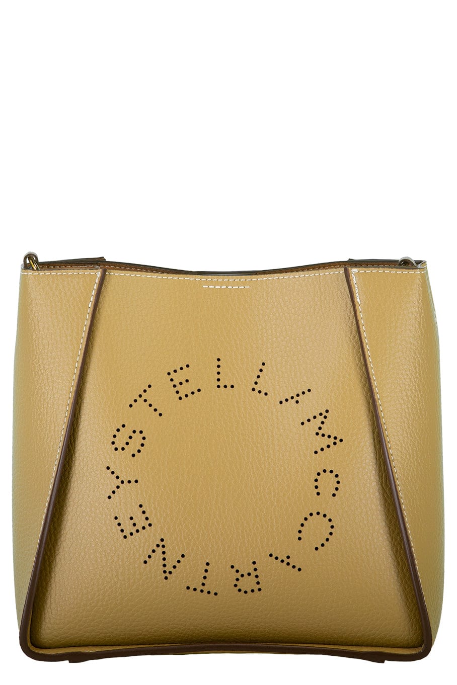 STELLA MCCARTNEY-Mini Logo Crossbody Bag - Sand-SAND
