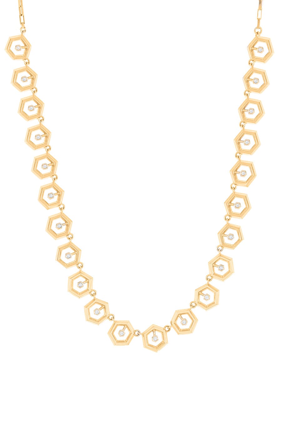 STEPHANIE ANDERS XO-'Eleven Eleven' Necklace-YELLOW GOLD