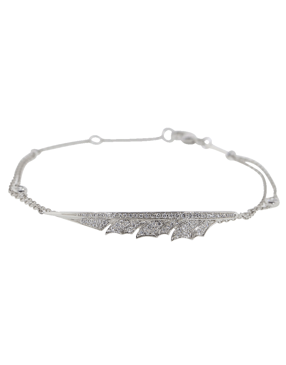 STEPHEN WEBSTER-Diamond Pave Magnipheasant Bracelet-WHITE GOLD