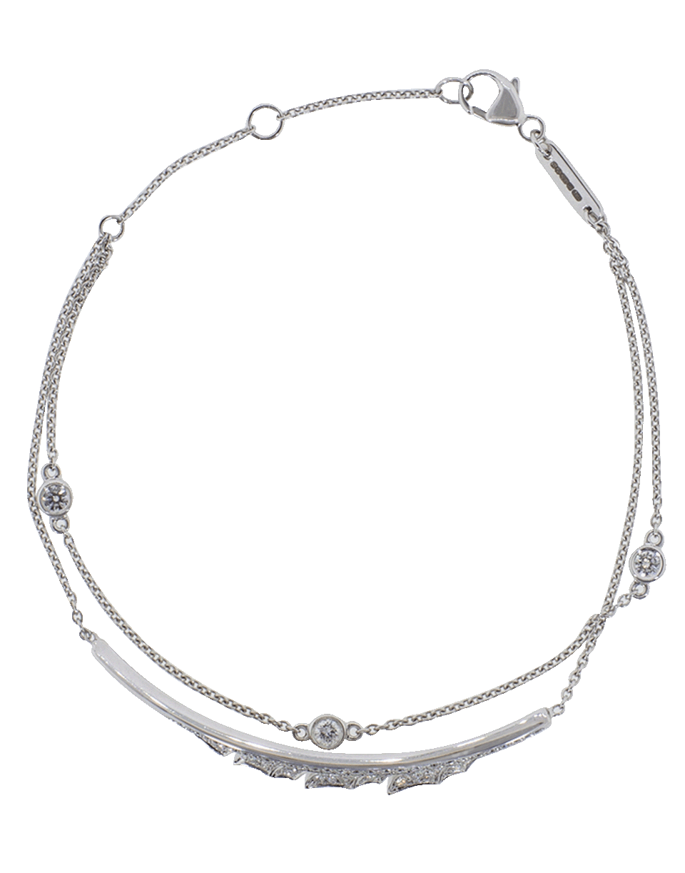 STEPHEN WEBSTER-Diamond Pave Magnipheasant Bracelet-WHITE GOLD
