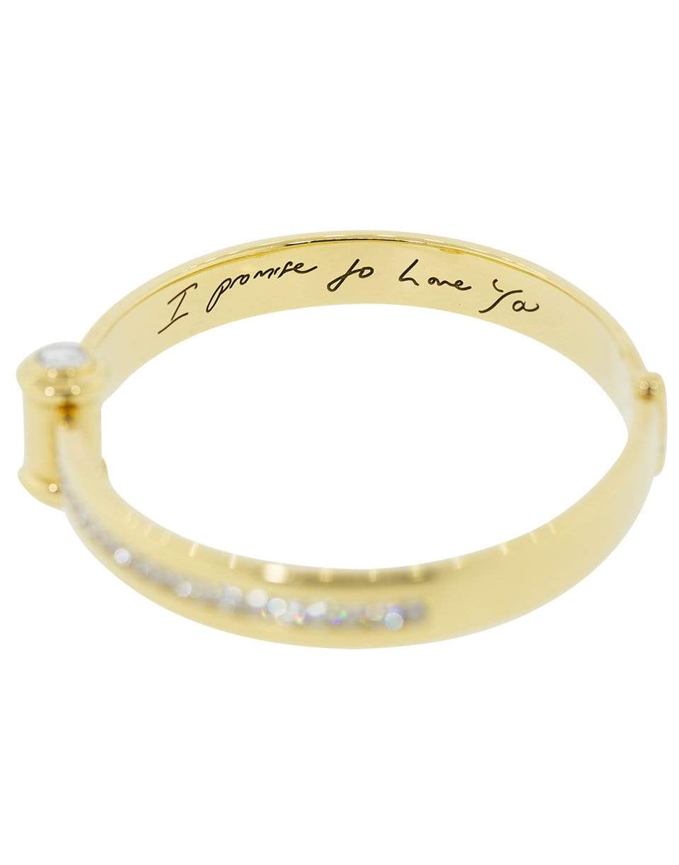 STEPHEN WEBSTER-Promise to Love You Diamond Bangle-YELLOW GOLD