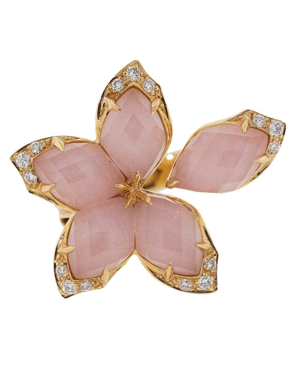 STEPHEN WEBSTER-Love Me, Love Me Not Flower Ring-ROSE GOLD