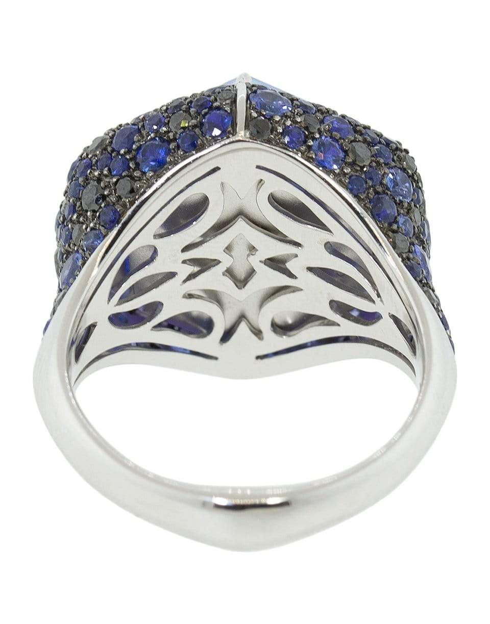 STEPHEN WEBSTER-Small Deco Haze Ring-WHITE GOLD