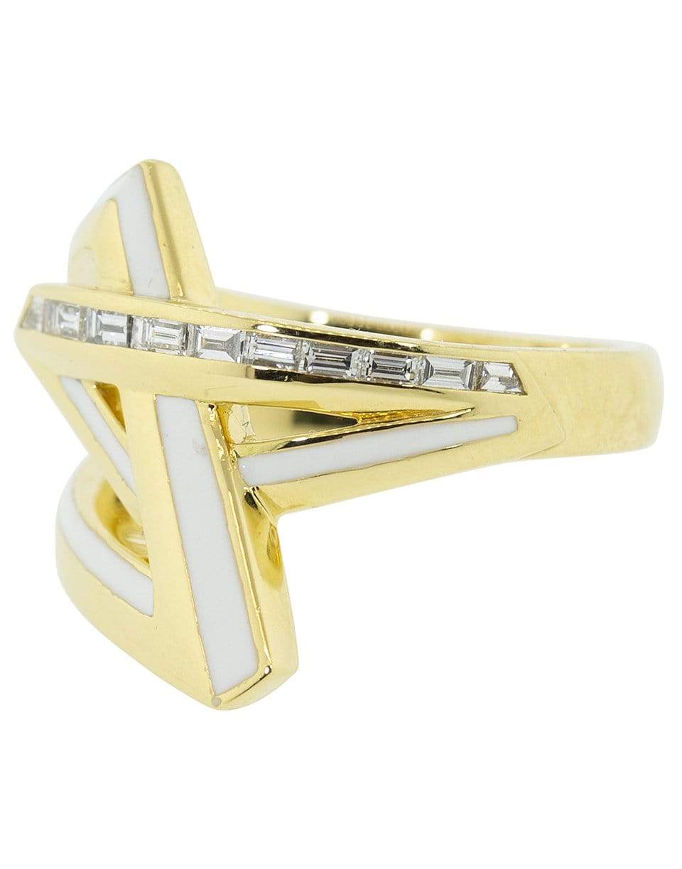 STEPHEN WEBSTER-Vertigo Obtuse Ring-YELLOW GOLD