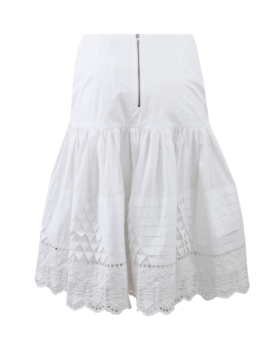 SUNO-Tie Front Full Skirt-