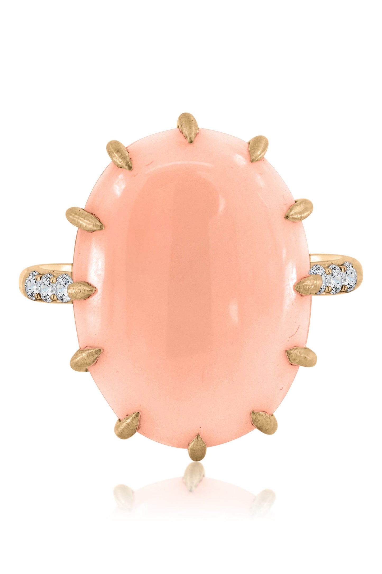 SUTRA-Angelskin Coral Ring-ROSE GOLD