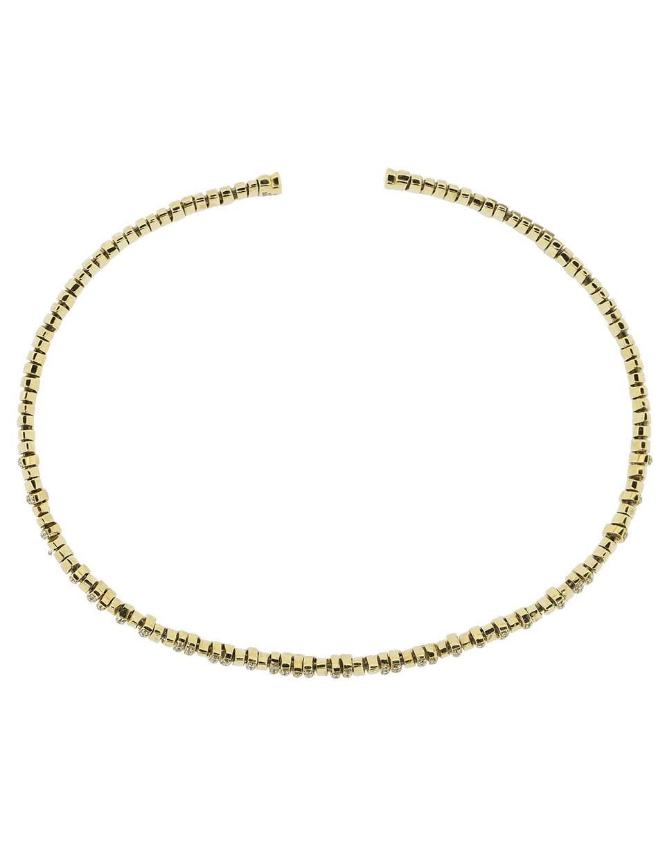 SUZANNE KALAN-Diamond Pave Cuff Bracelet-YELLOW GOLD