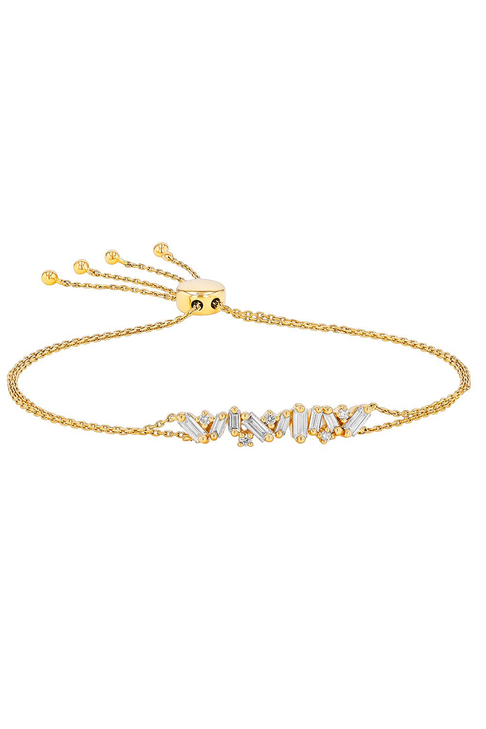 SUZANNE KALAN-Frenzy Diamond Bracelet-YELLOW GOLD