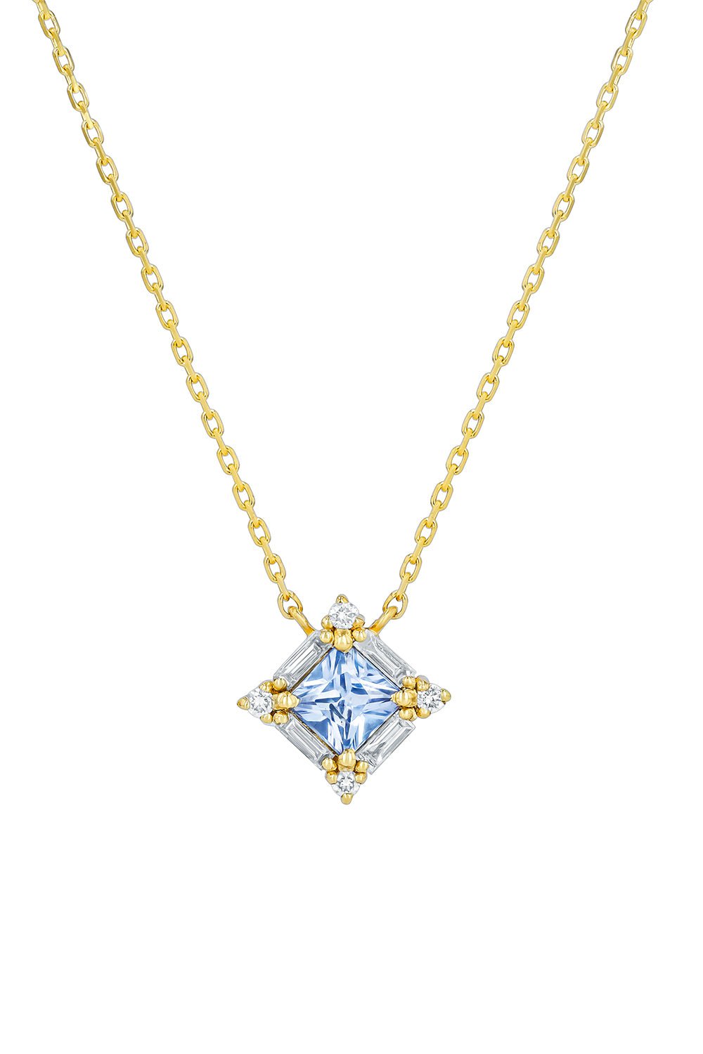 SUZANNE KALAN-Sapphire Necklace-YELLOW GOLD