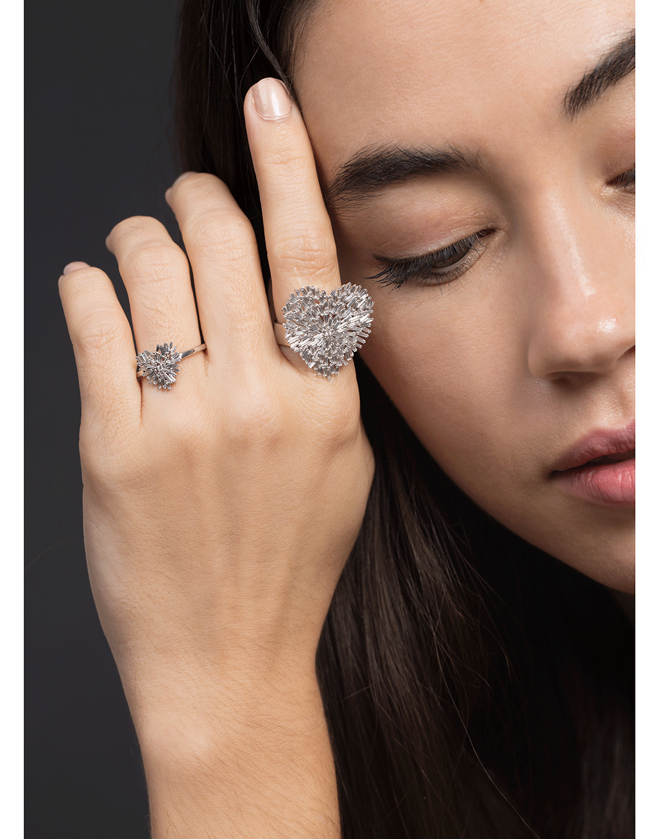 SUZANNE KALAN-Mini Heart Diamond Ring-