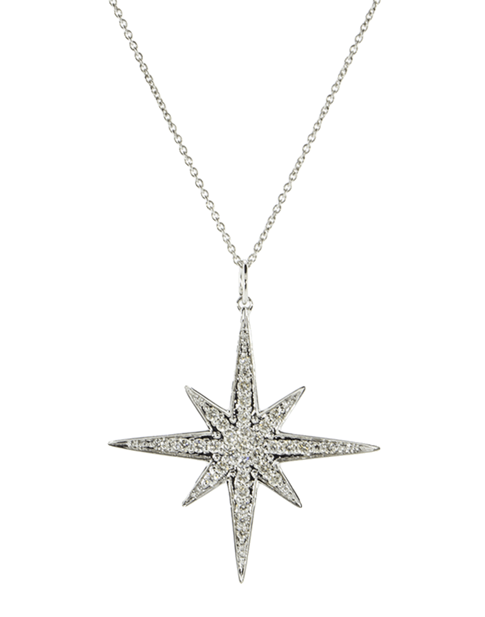 Large Pave Diamond Starburst Necklace JEWELRYFINE JEWELNECKLACE O SYDNEY EVAN   