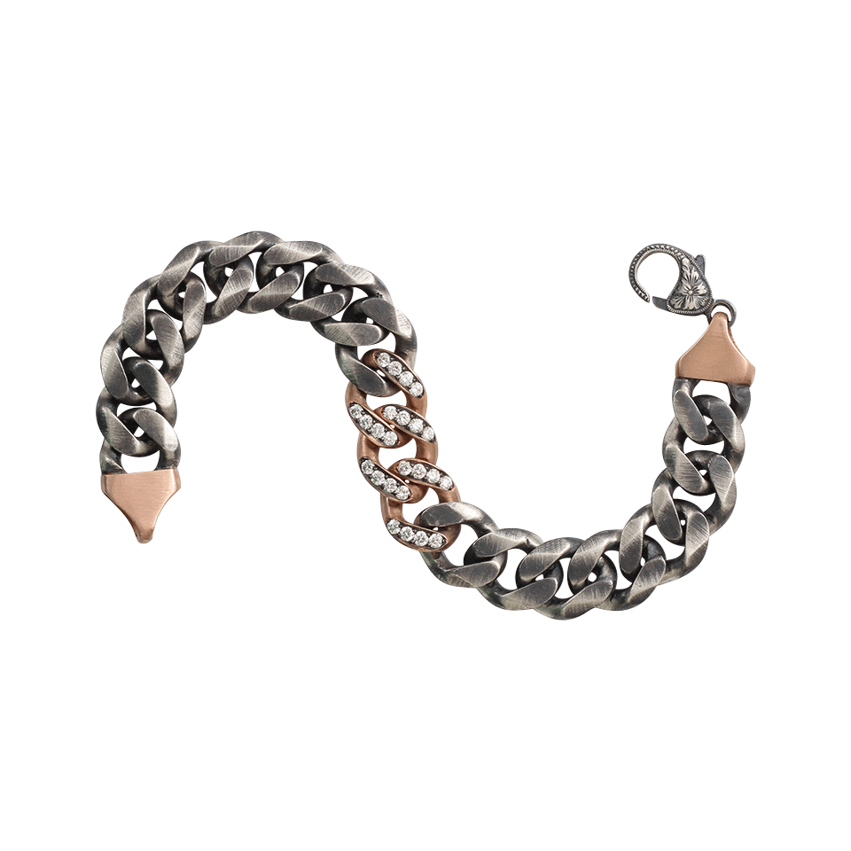 Diamond Pave Link Bracelet JEWELRYFINE JEWELBRACELET O SYLVA & CIE   