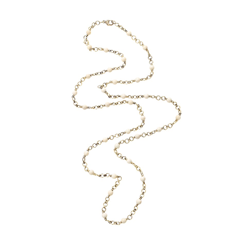 SYLVA & CIE-Mammoth Bead Necklace-YELLOW GOLD