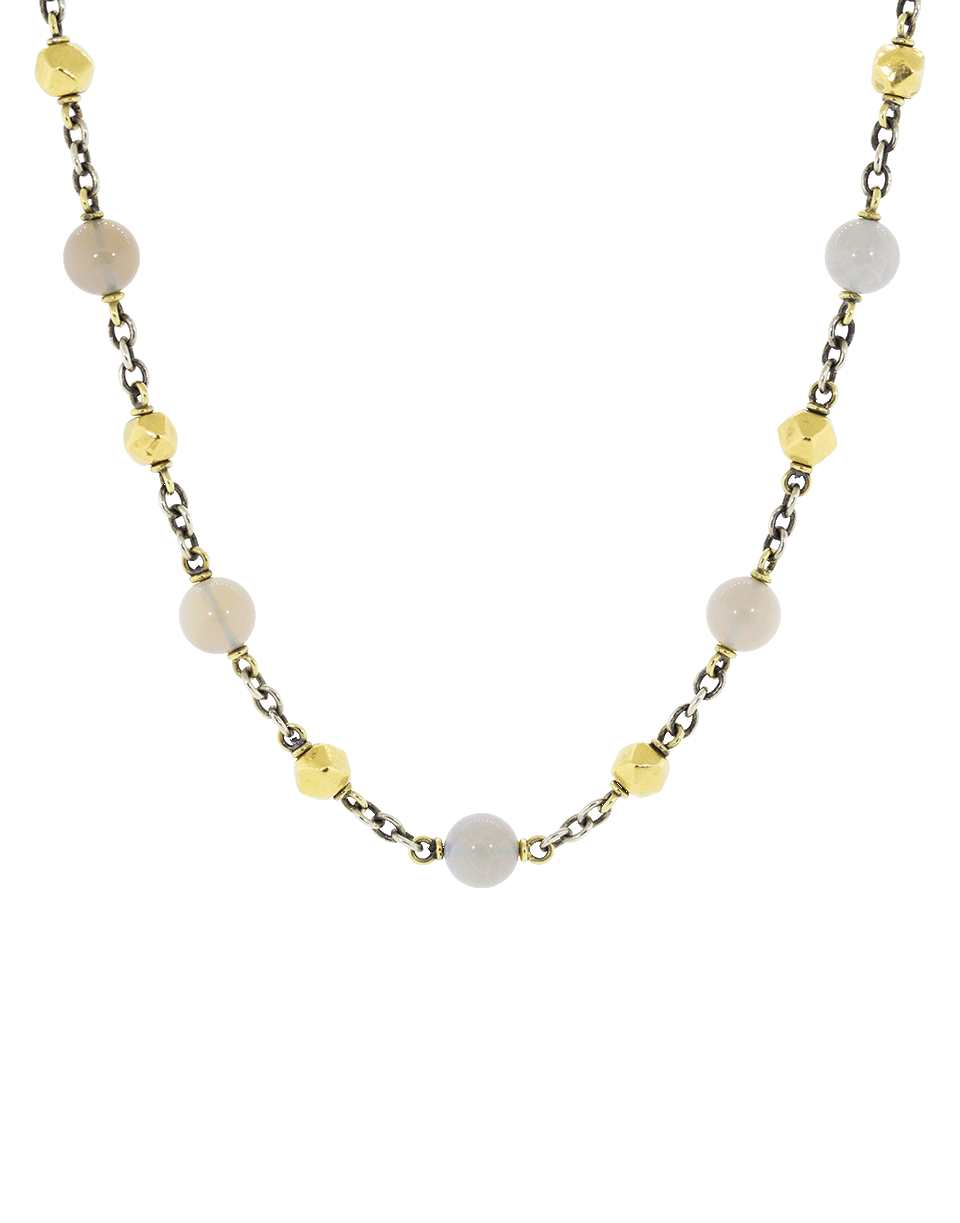 Opal And Vintage Bead Necklace – Marissa Collections