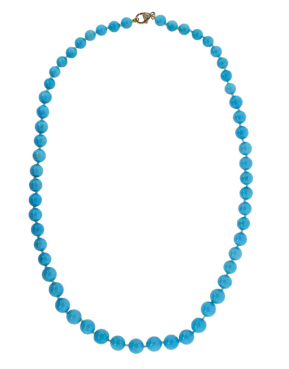 Sleeping Beauty Turquoise Bead Necklace JEWELRYFINE JEWELNECKLACE O SYLVA & CIE   