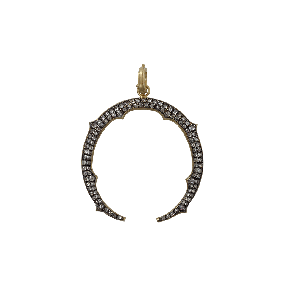 SYLVA & CIE-Diamond Horseshoe Pendant-YELLOW GOLD