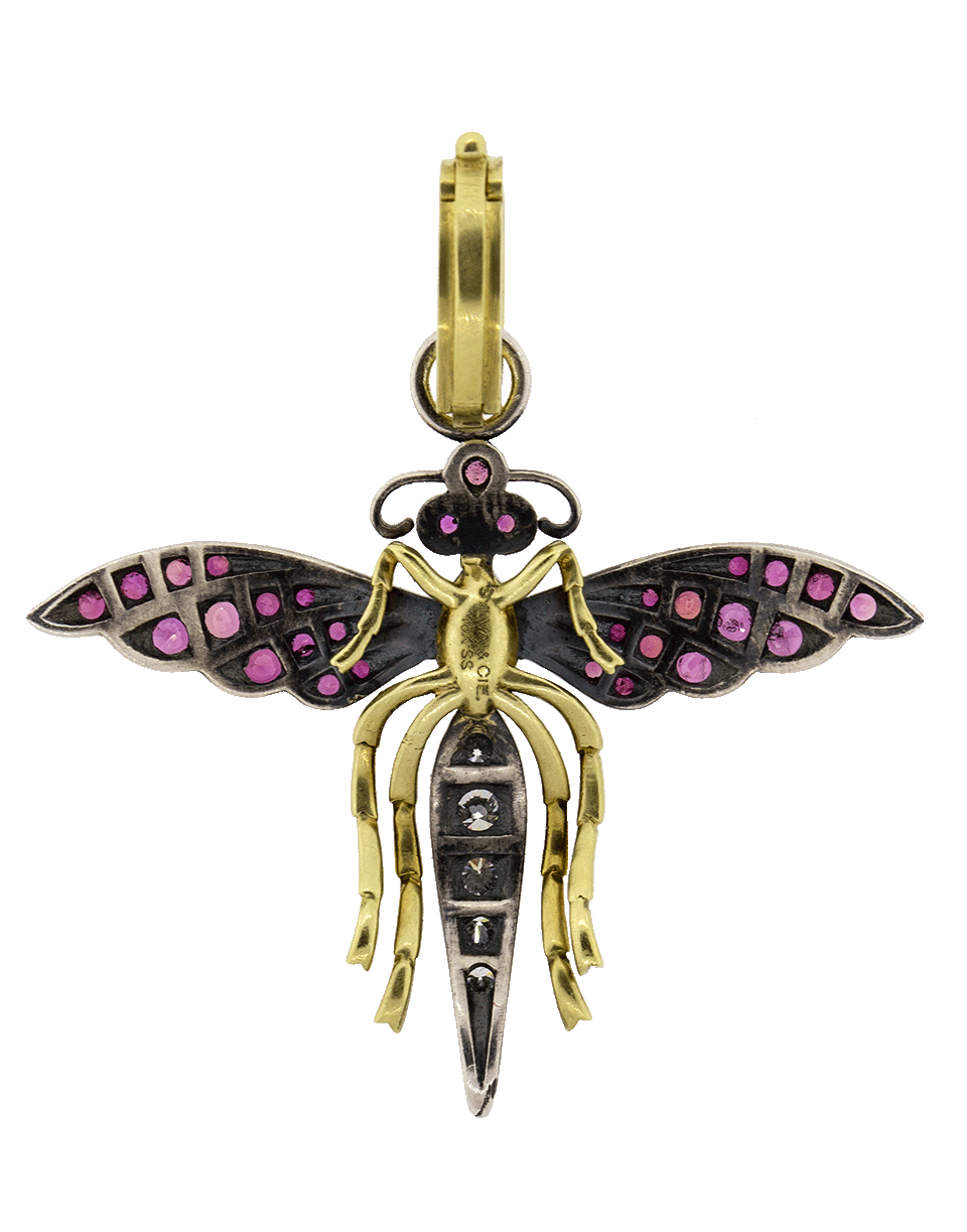 SYLVA & CIE-Fairy Bug Pendant-YELLOW GOLD