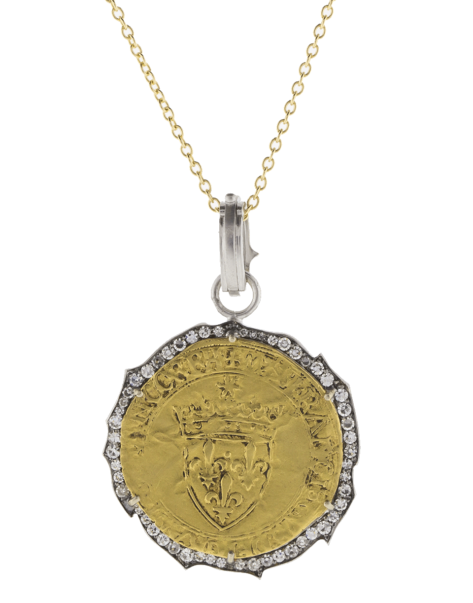 SYLVA & CIE-Francois The First Coin Pendant-YELLOW GOLD