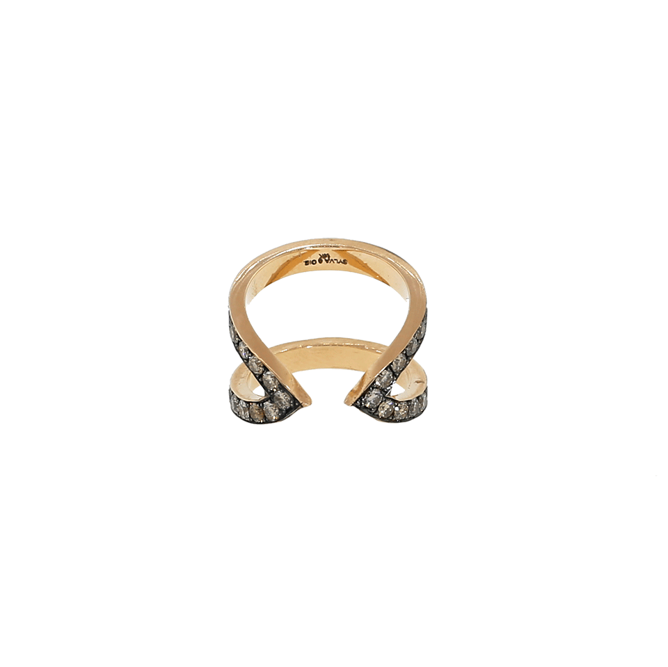 SYLVA & CIE-Wonder Woman Champagne Diamond Ring-ROSE GOLD