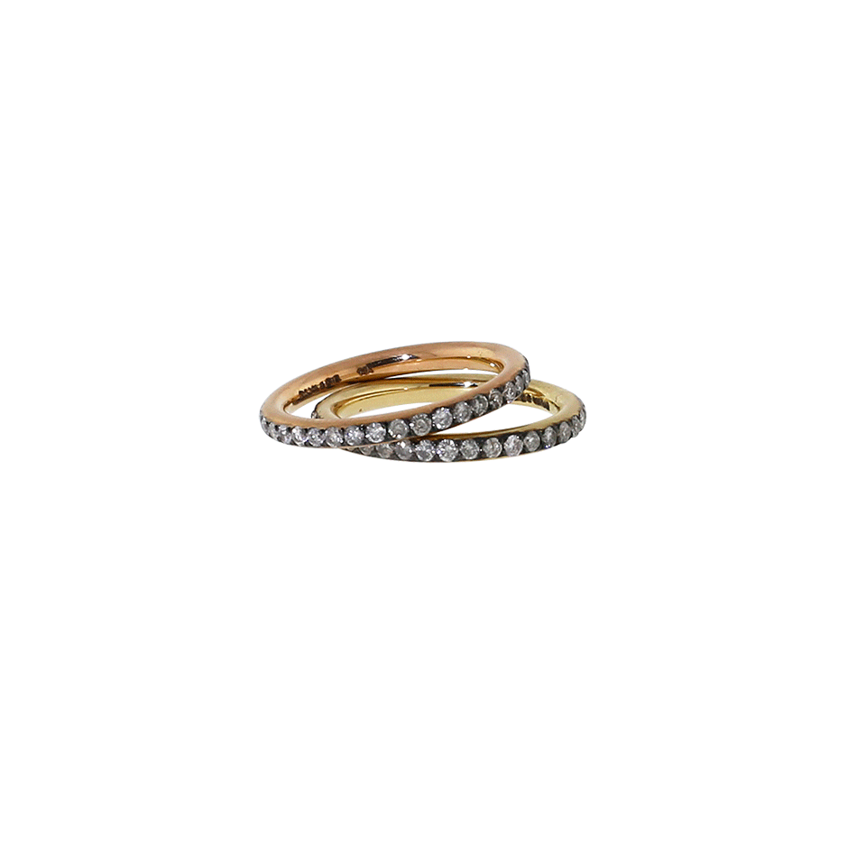 SYLVA & CIE-Grey Diamond Eternity Ring-YELLOW GOLD