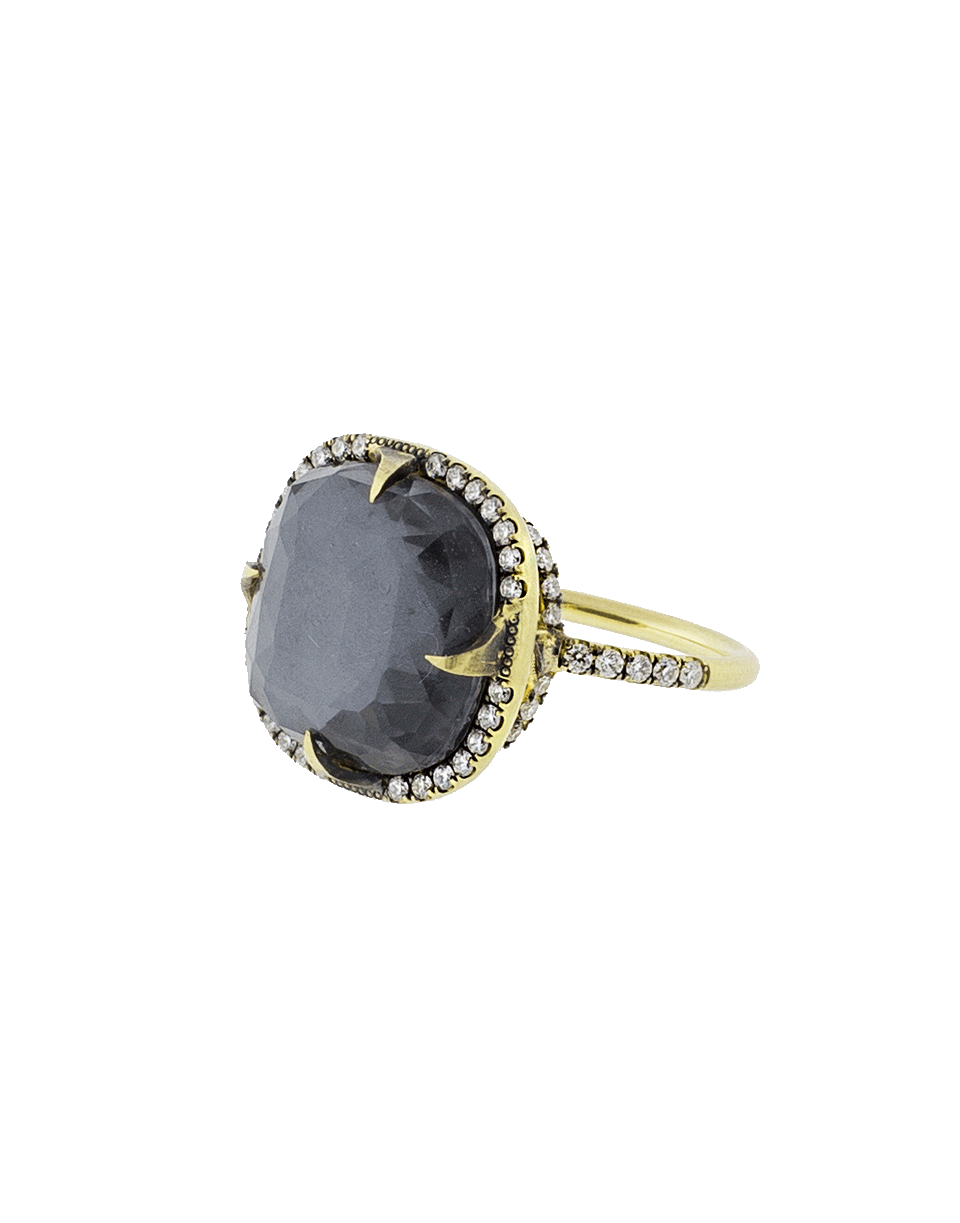 SYLVA & CIE-Blue Topaz Ring-YELLOW GOLD