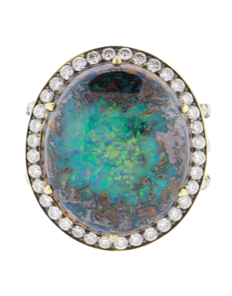 SYLVA & CIE-Australian Opal Ring-YELLOW GOLD