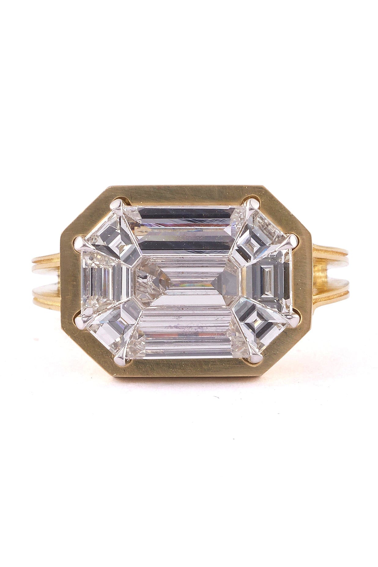 SYLVA & CIE-Mosaic Diamond Ring-YELLOW GOLD