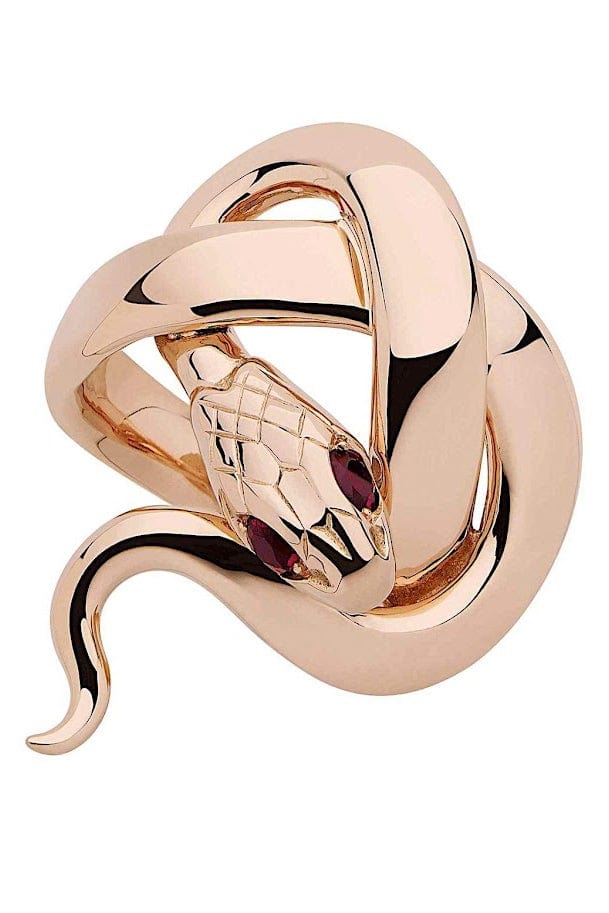 SYLVIE CORBELIN-Initiee Snake Ring-ROSE GOLD