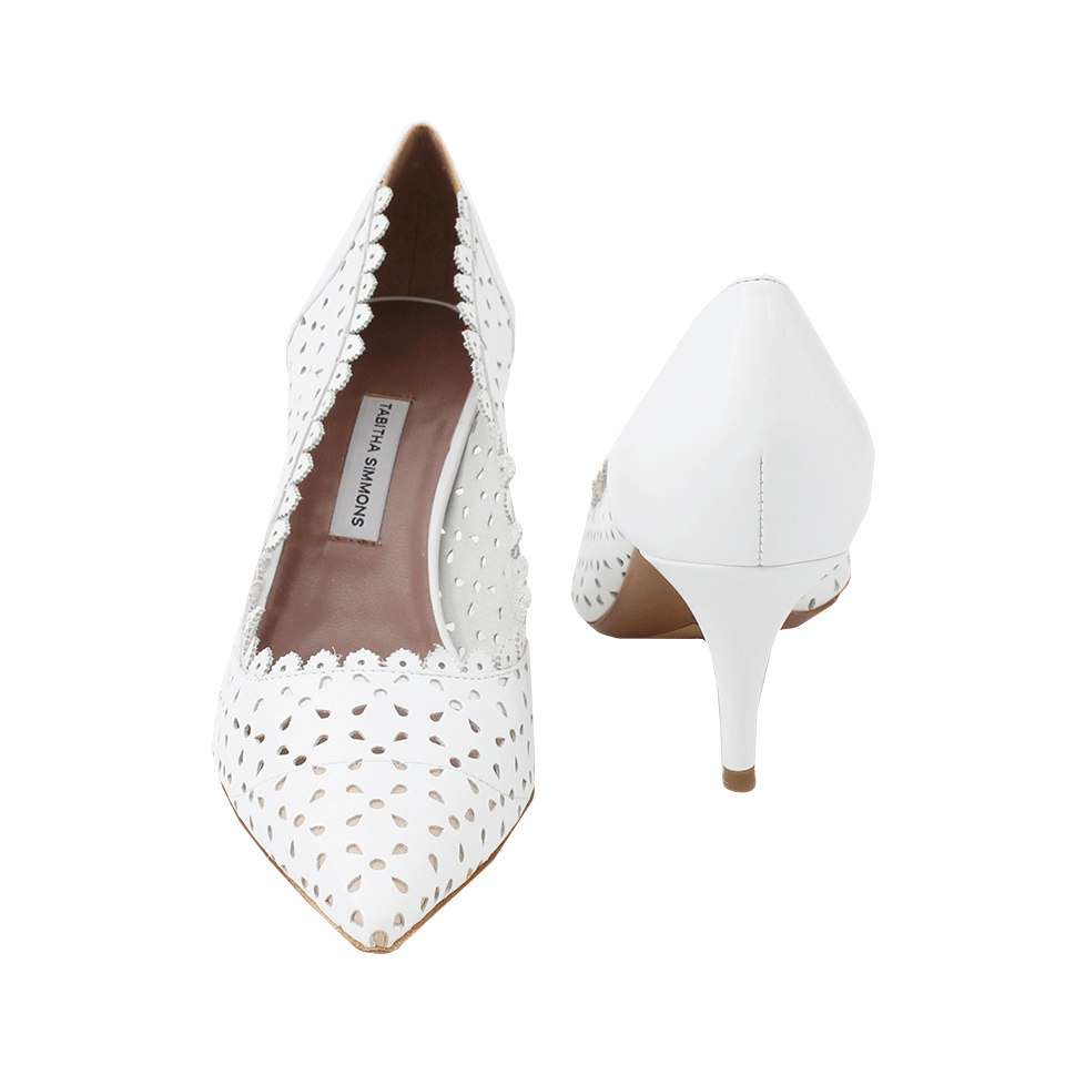 TABITHA SIMMONS-75MM Eyelet Pump-