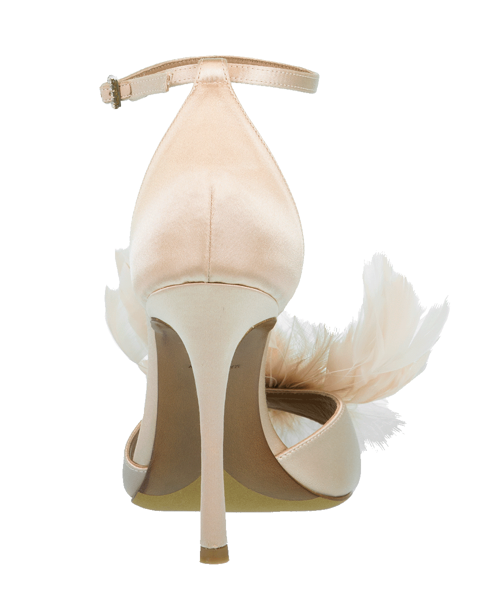 TABITHA SIMMONS-Avary Feather Ankle Wrap Heel-