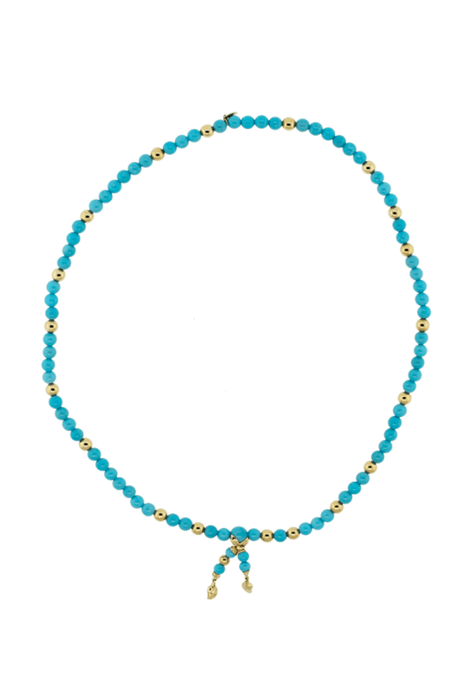 TAMARA COMOLLI-Turquoise India Wrap Bracelet-YELLOW GOLD