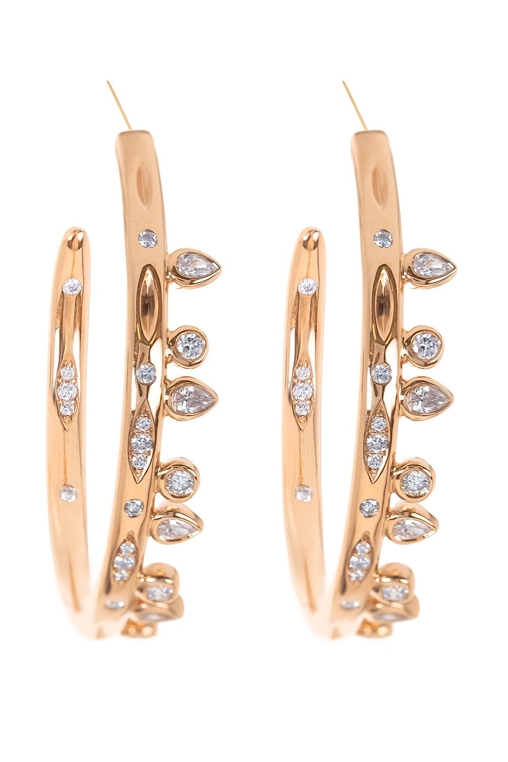 TAMARA COMOLLI-Gypsy Classic Hoops-ROSE GOLD