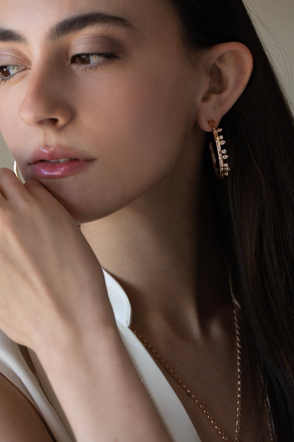 TAMARA COMOLLI-Gypsy Classic Hoops-ROSE GOLD