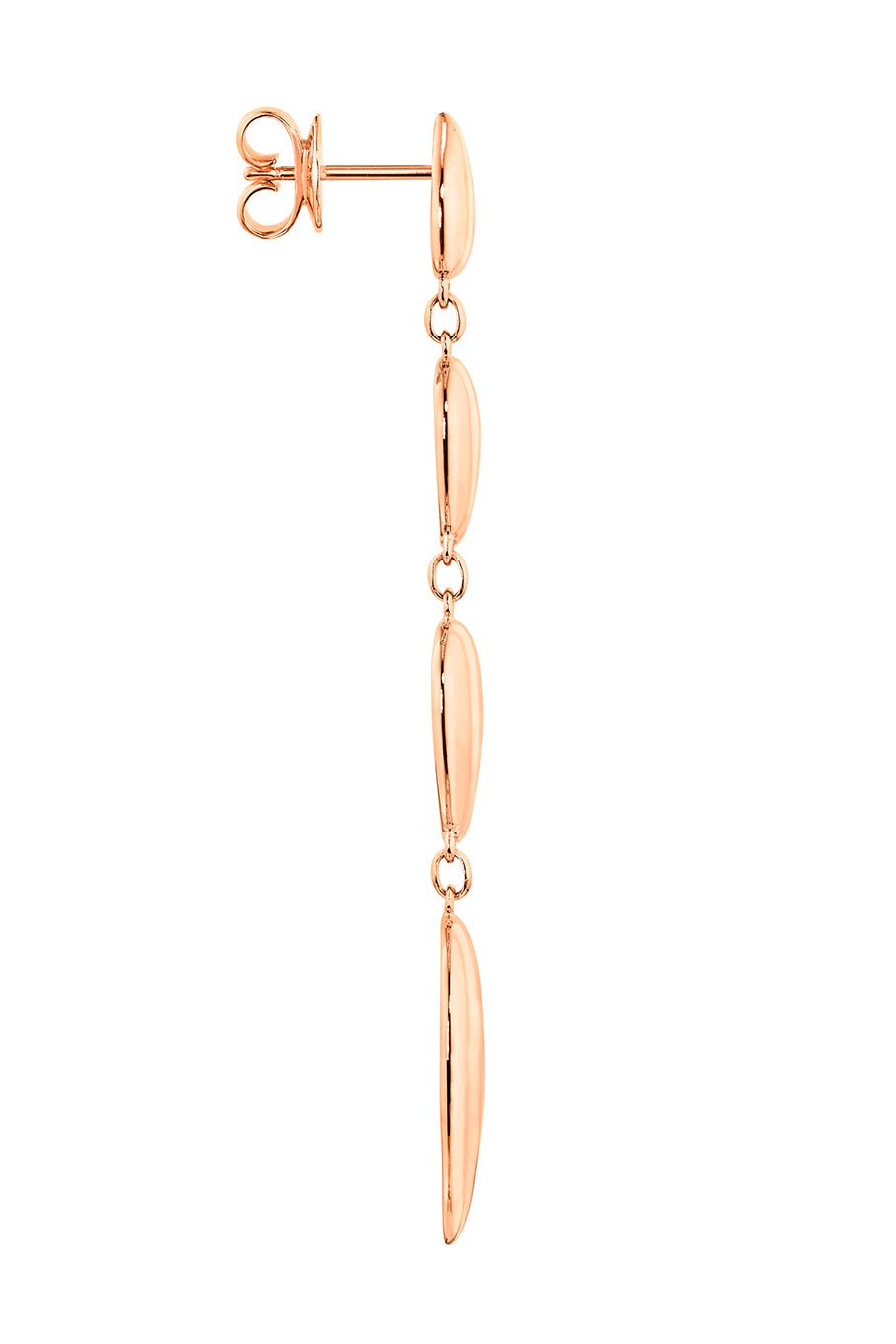 TAMARA COMOLLI-Signature Wave Earrings-ROSE GOLD