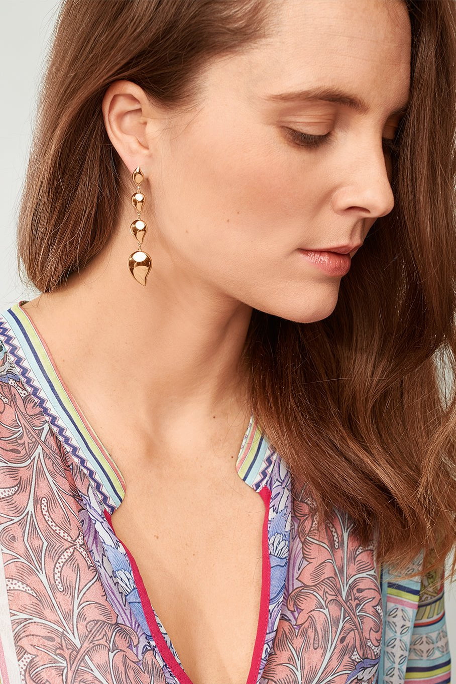 TAMARA COMOLLI-Signature Wave Earrings-ROSE GOLD