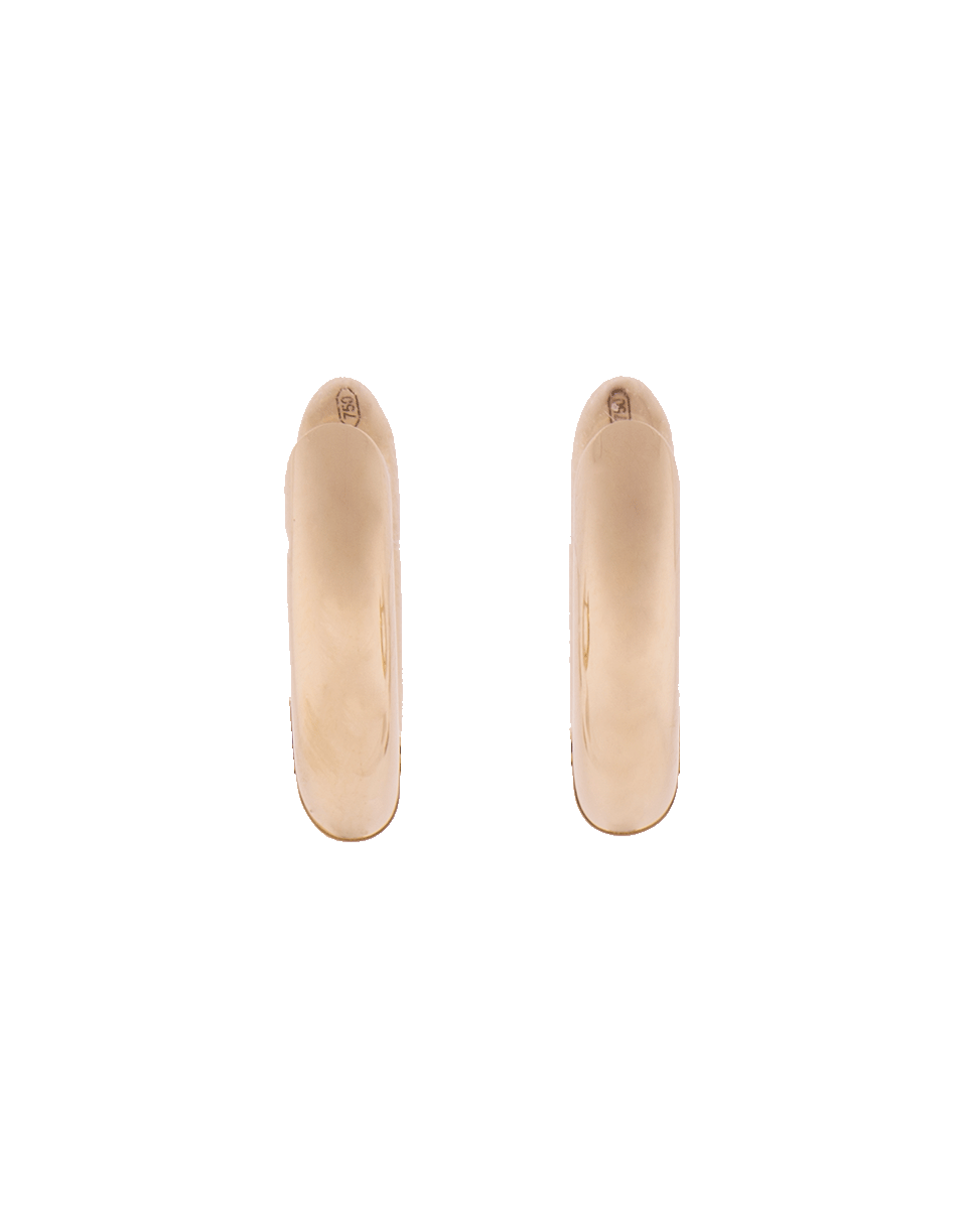 TAMARA COMOLLI-Medium Drop Hoop Earrings-ROSE GOLD