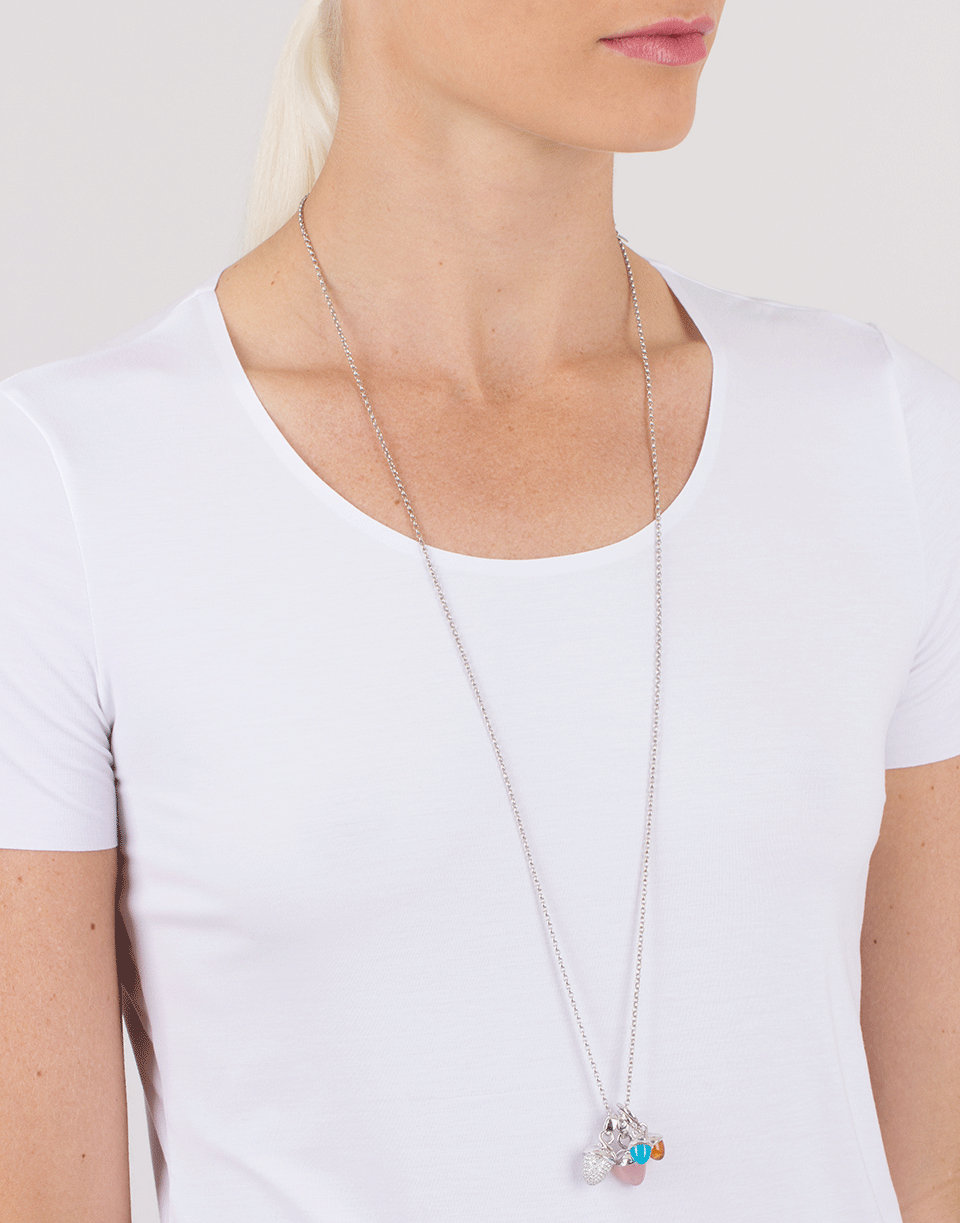 TAMARA COMOLLI-Belchor Chain Necklace-WHITE GOLD