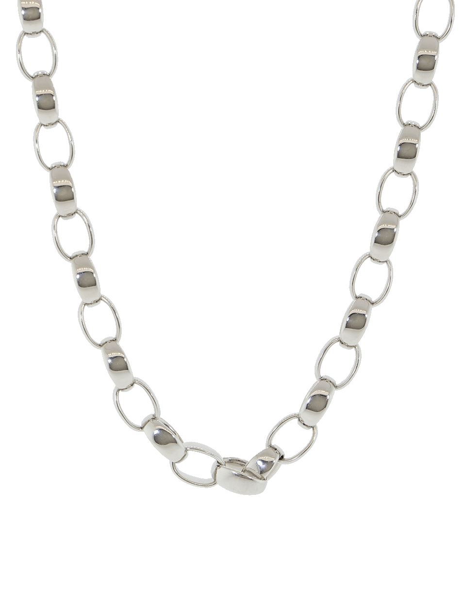 TAMARA COMOLLI-White Gold Signature Chain Necklace-WHITE GOLD
