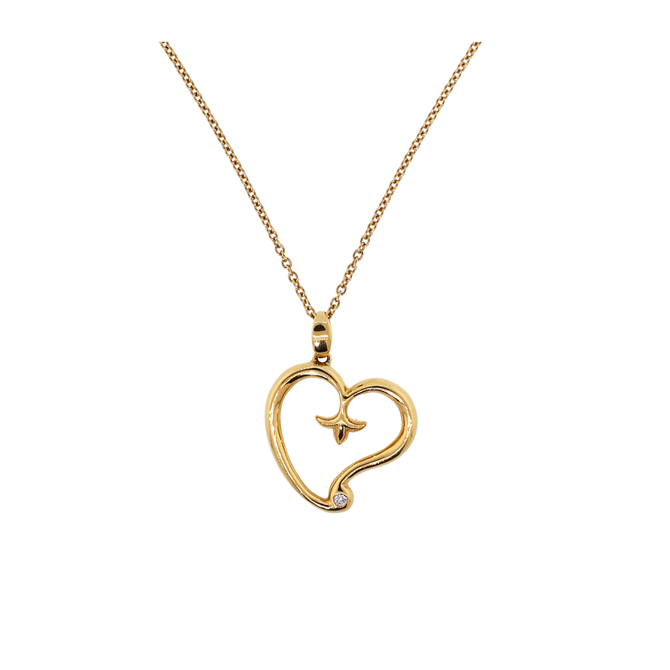 TAMARA COMOLLI-Diamond Gypsy Heart Pendant-ROSE GOLD