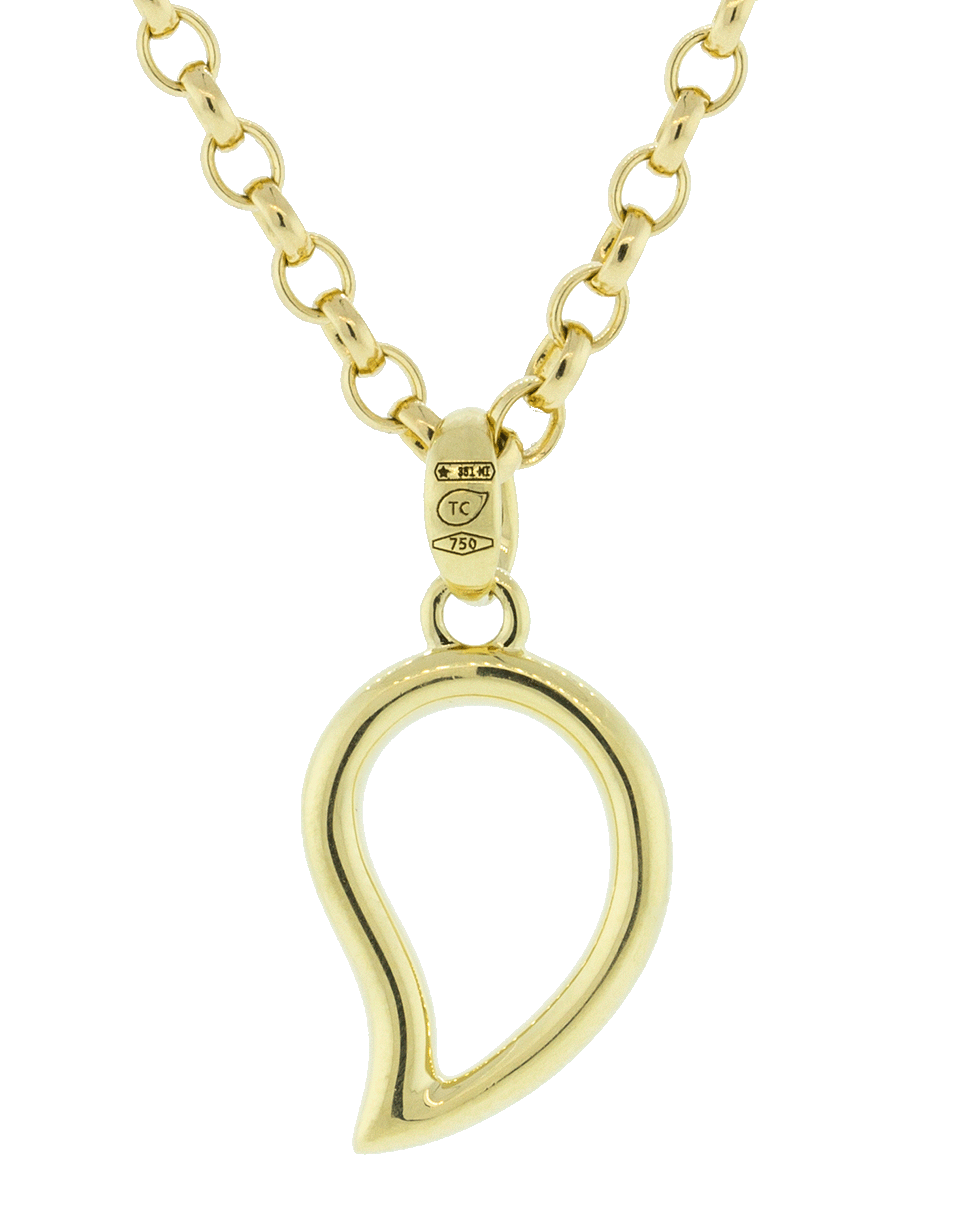 TAMARA COMOLLI-Large Pave Diamond Signature Pendant-YELLOW GOLD