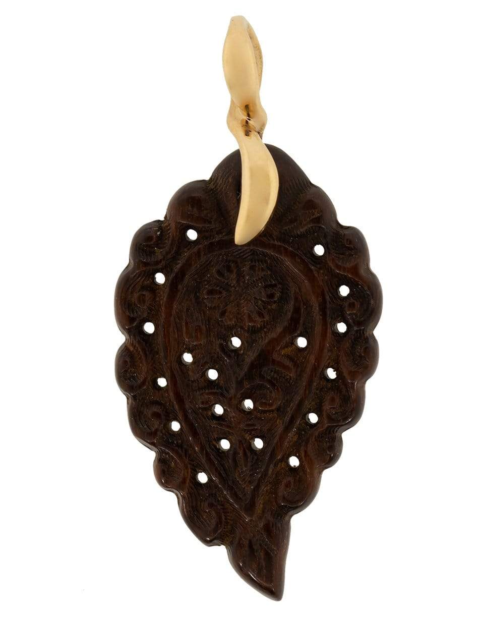 TAMARA COMOLLI-Small Snakewood India Yellow Gold Pendant-YELLOW GOLD