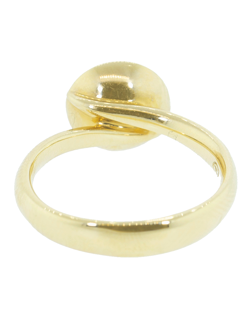 TAMARA COMOLLI-White Moonstone Bouton Ring-YELLOW GOLD