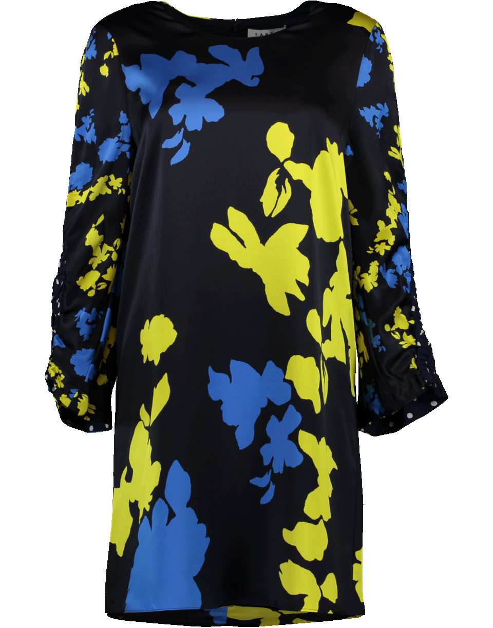 Camo Print Satin Florence Dress CLOTHINGDRESSCASUAL TANYA TAYLOR   